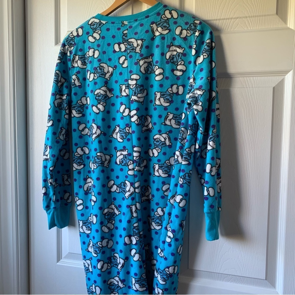Smurf onesie pyjama size medium - Picture 7 of 8